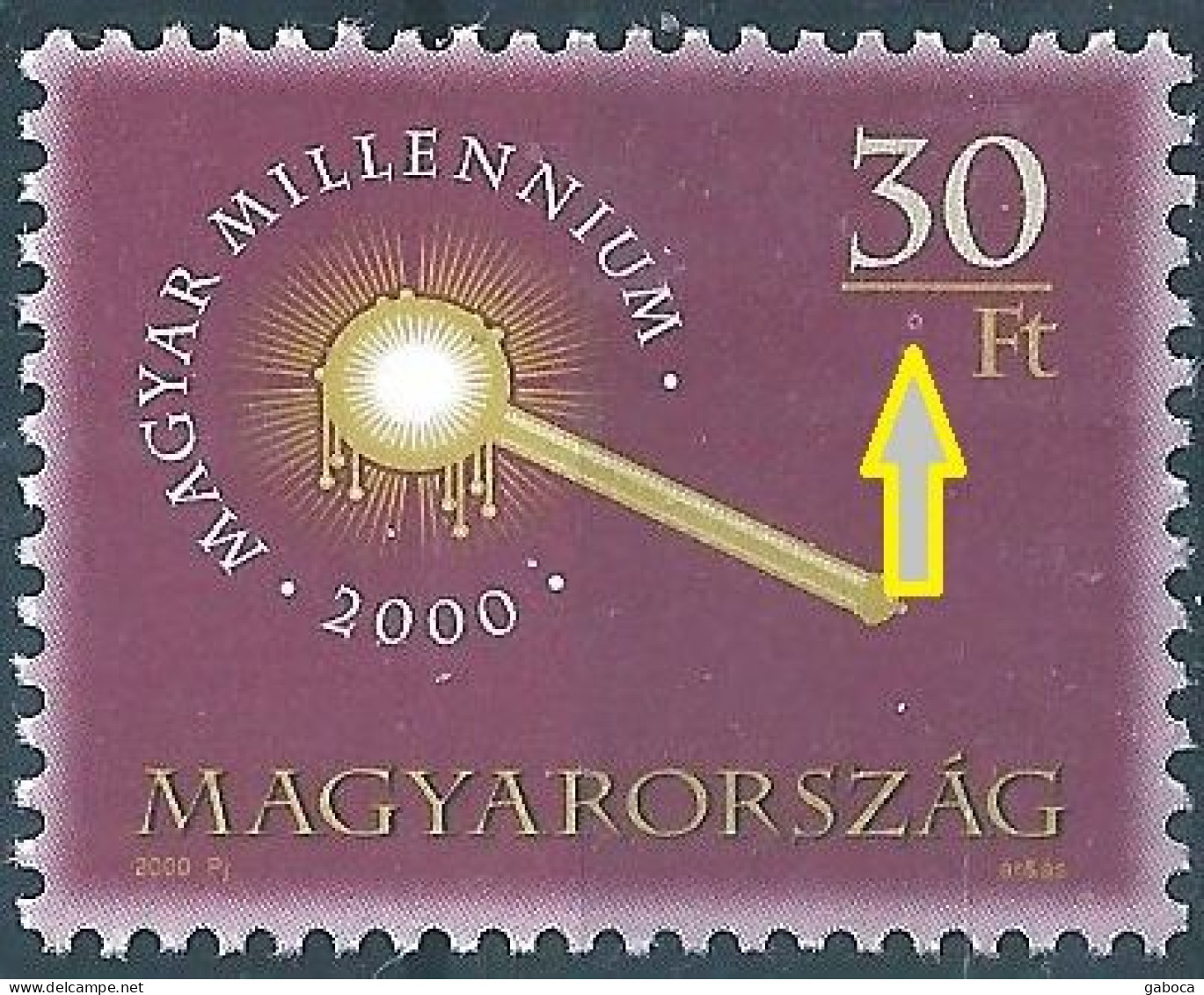 C5727 Hungary Celebration Millennium Jewellery Sceptre MNH ERROR - Variedades Y Curiosidades