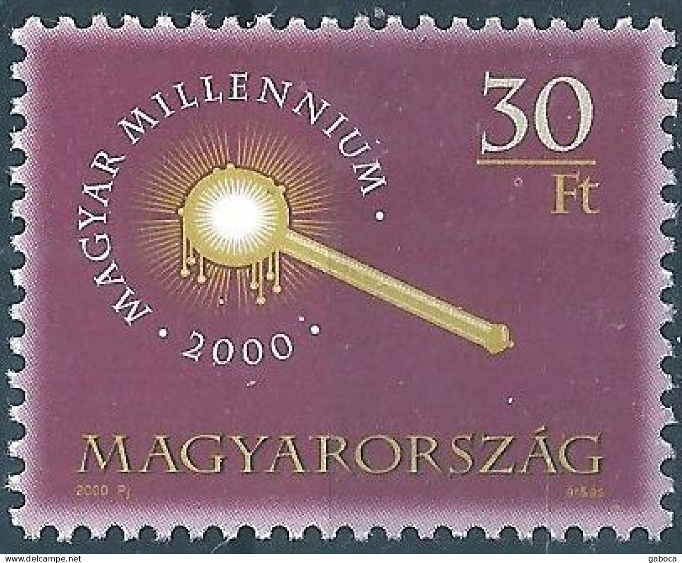 C5727 Hungary Celebration Millennium Jewellery Sceptre MNH ERROR - Varietà & Curiosità