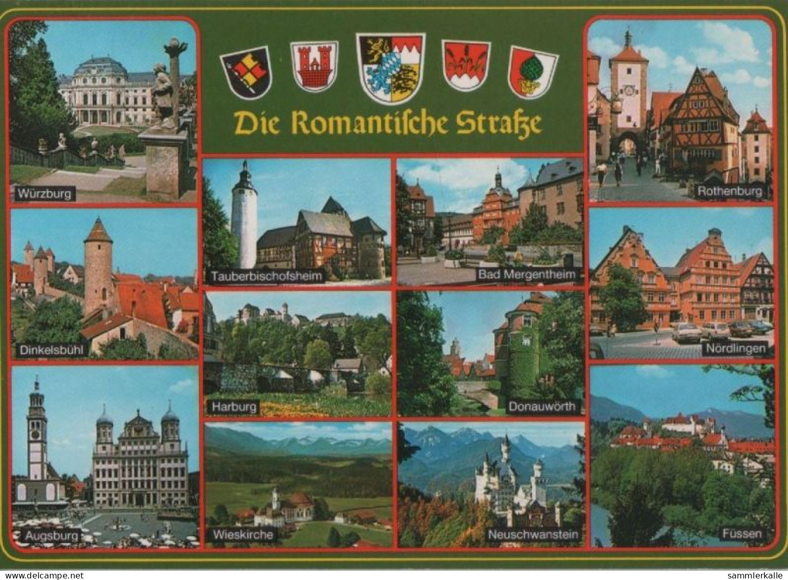 42109 - Romantische Strasse - U.a. Nördlingen - Ca. 1985 - Noerdlingen