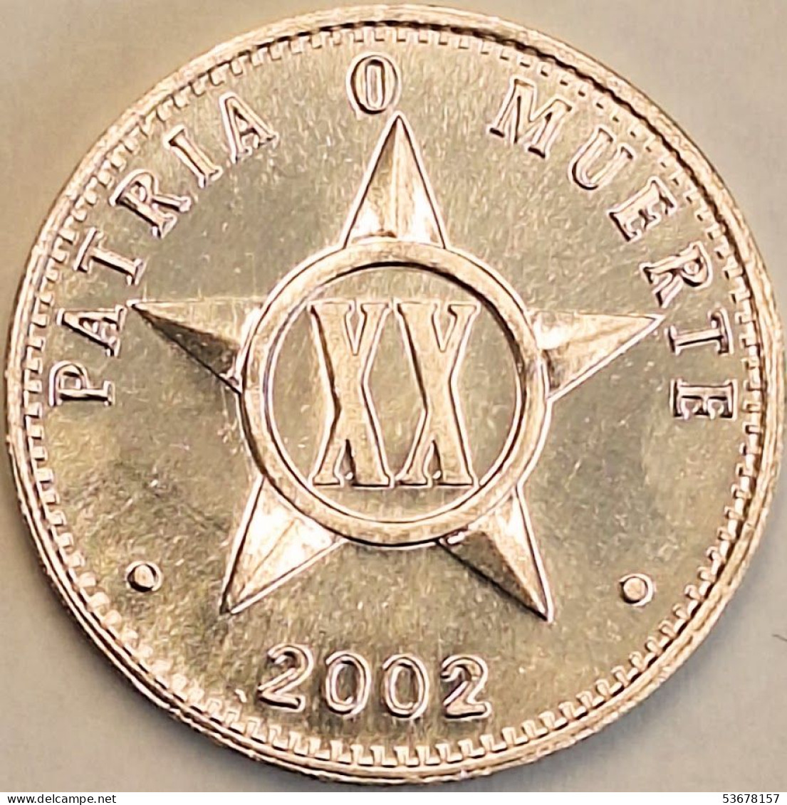 Cuba - 20 Centavos 2002, KM# 35.1 (#3577) - Cuba