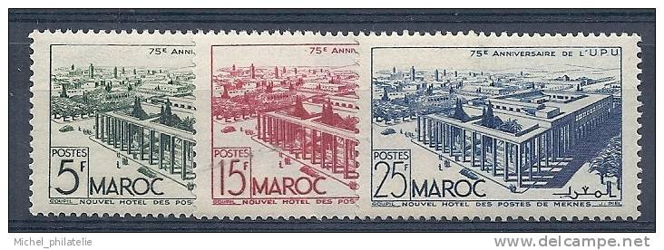 Maroc - YT N° 285 à 287 ** - Neuf Sans Charnière - Unused Stamps