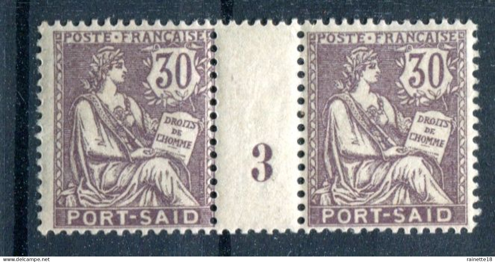 Port-Said   29 ** Paire, Millesime 3 - Neufs