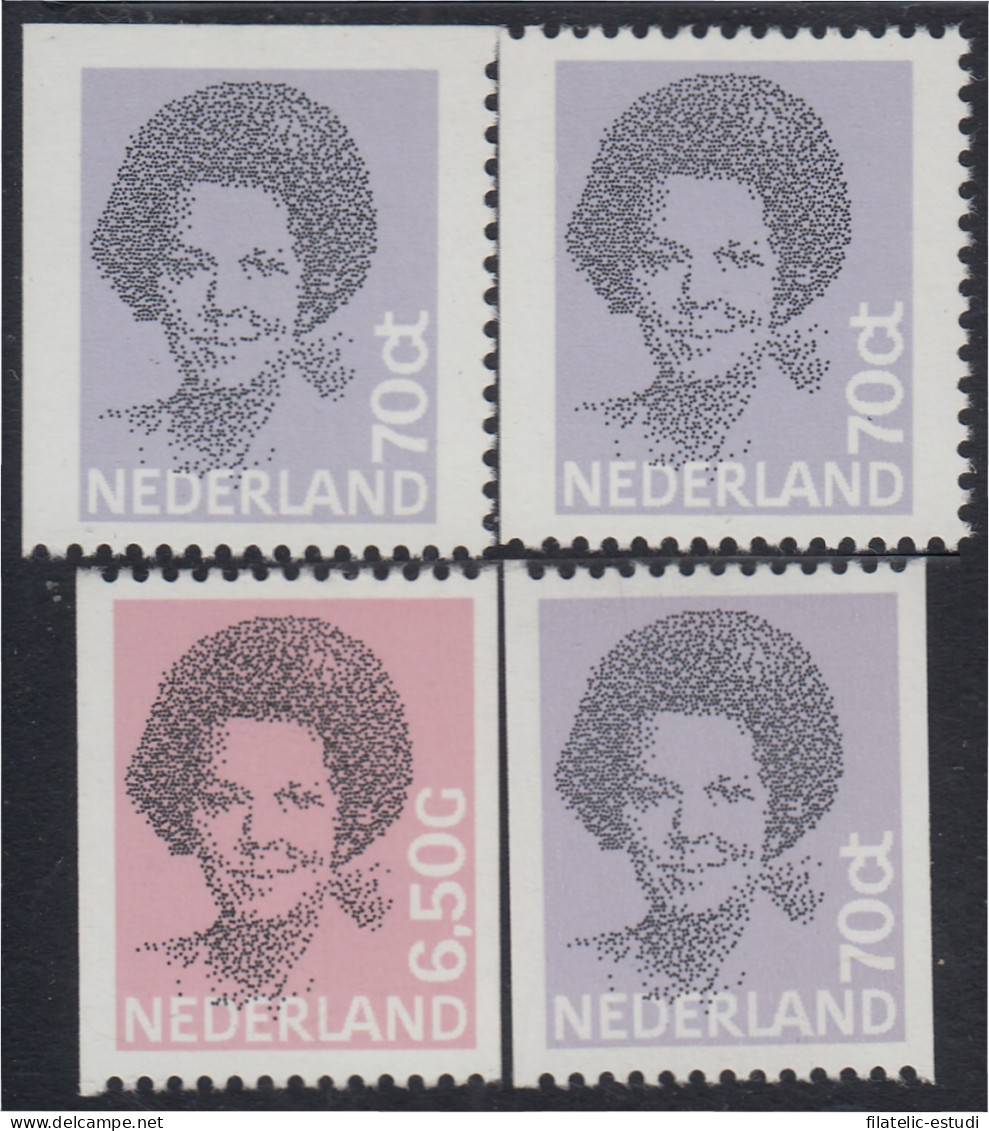 Holanda 1168abc/70a 1981/86 Reina Beatriz MNH - Autres & Non Classés