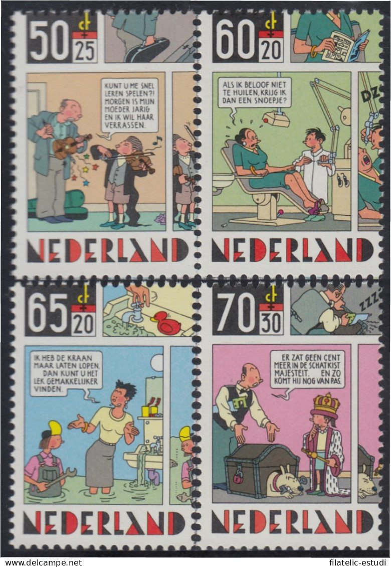 Holanda 1229/32 1984 Dibujos Animados MNH - Andere & Zonder Classificatie