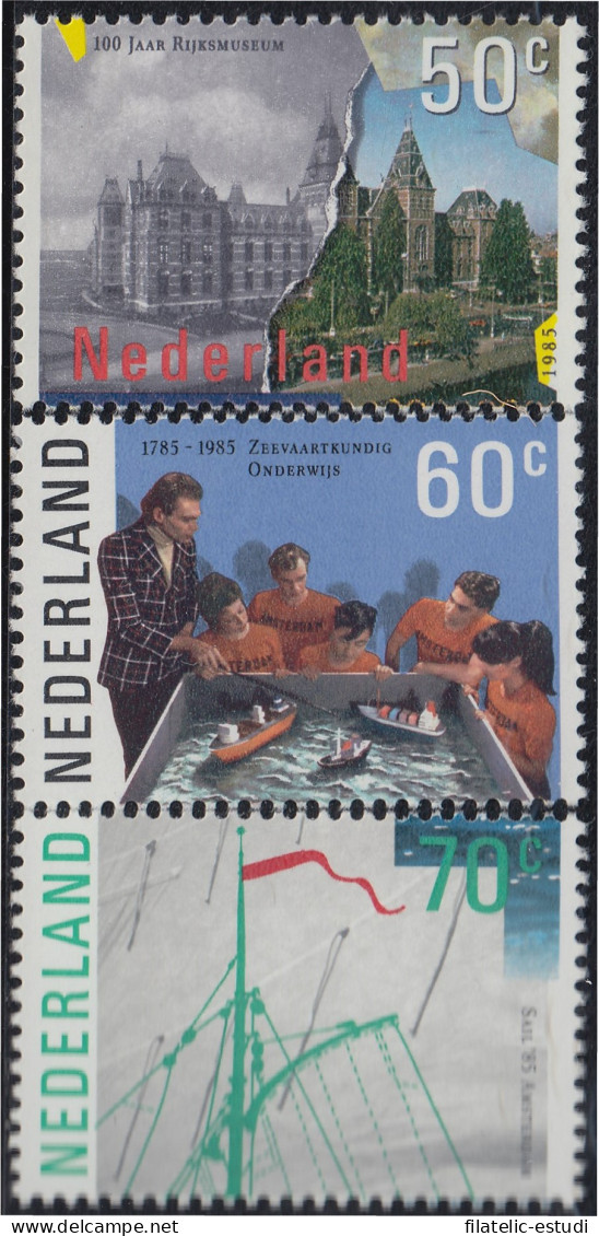 Holanda 1246/48 1985 Eventos Del Año En Amsterdam MNH - Autres & Non Classés