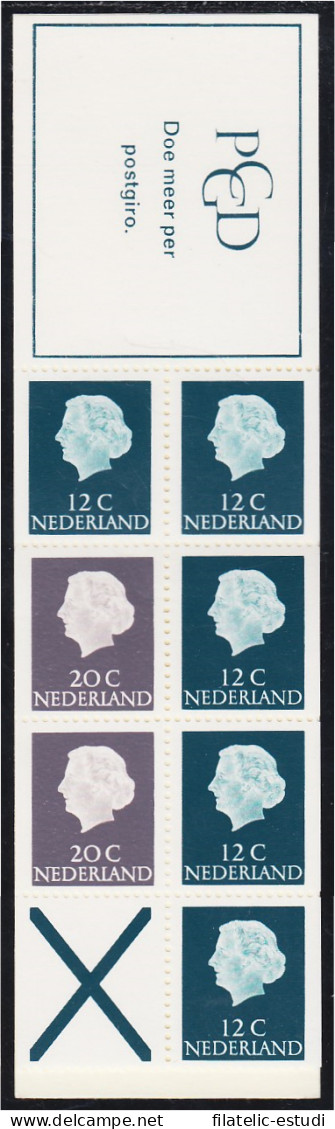 Holanda 600AbA 1953/67 Reina Juliana MNH En Carnet - Sonstige & Ohne Zuordnung