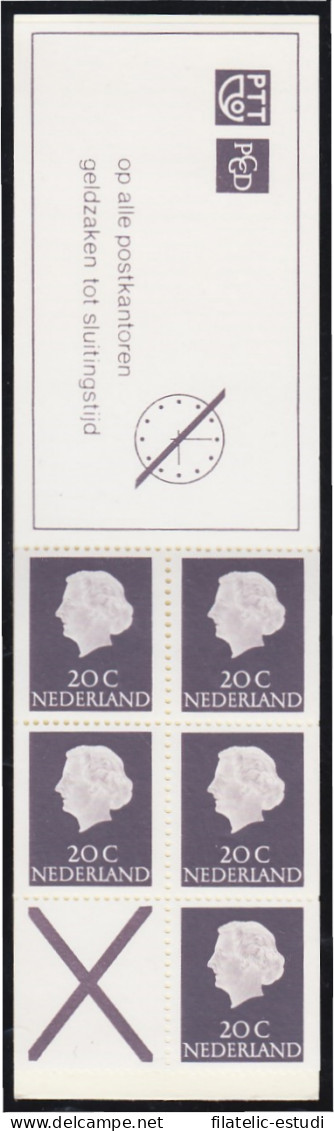 Holanda 602bA 1953/67 Reina Juliana MNH En Carnet - Sonstige & Ohne Zuordnung