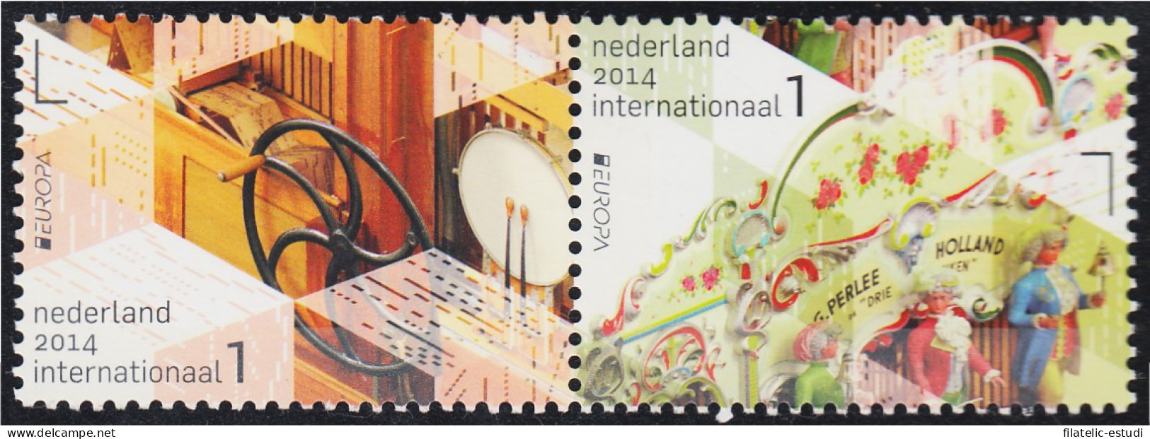 Holanda 3153/54 2014 Europa Instrumentos De Música Nacionales MNH - Andere & Zonder Classificatie