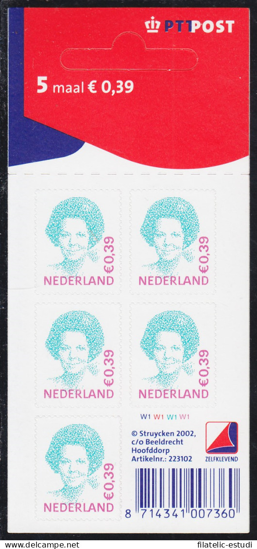 Holanda 1884 2002 Reina Beatriz MNH En Carnet - Autres & Non Classés