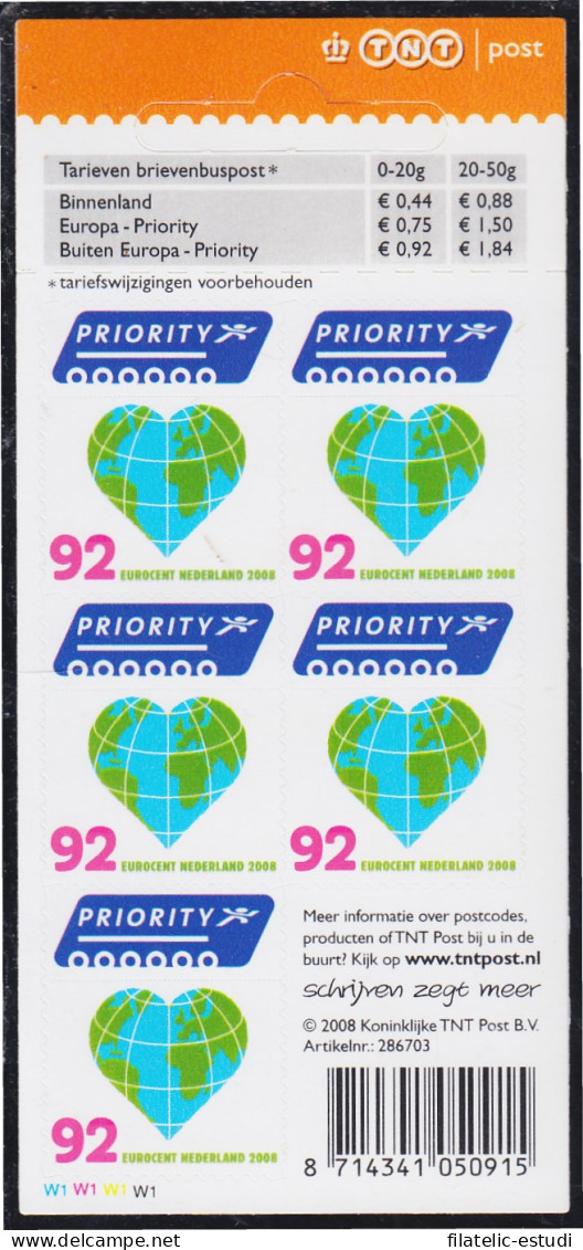 Holanda 2475 2008 Protección Del Medio Ambiente MNH En Carnet - Autres & Non Classés