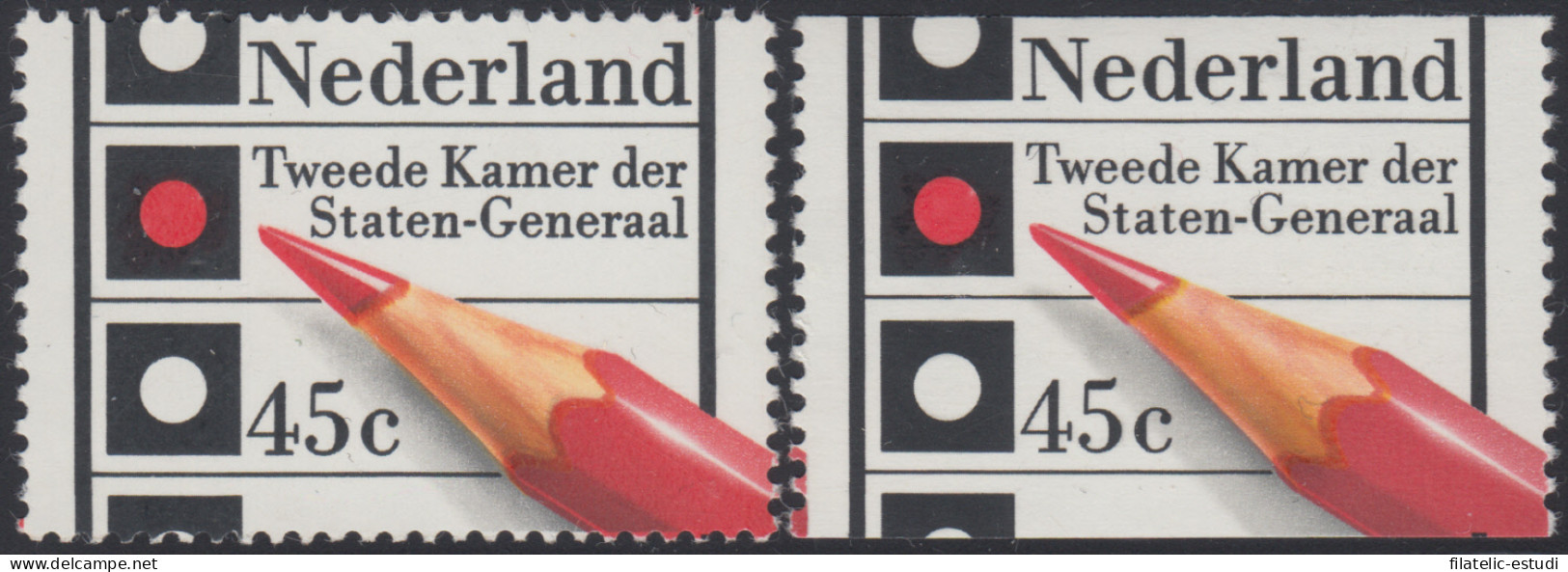 VAR1/S Holanda Nethelands  Nº 1063/63a   1977  Elecciones A La  Cámara MNH - Autres & Non Classés