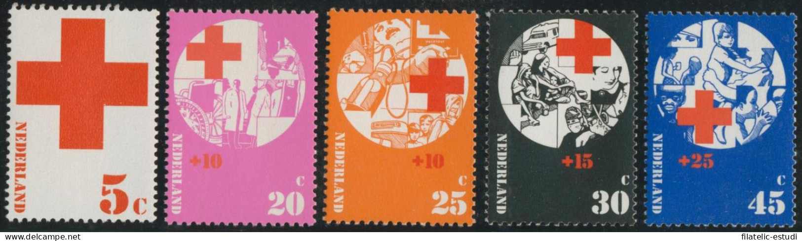 CIN Holanda  Netherlands  Nº 966/70  1972  MNH - Autres & Non Classés