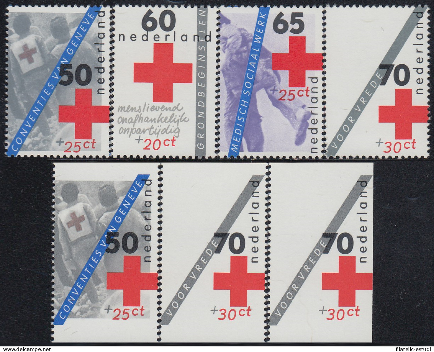 Holanda Netherlands 1206/09b 1983 Cruz Roja Holandesa Sorteo Lujo - Other & Unclassified