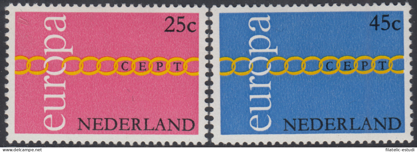 Holanda Netherlands 932/33 1971 Europa Lujo - Altri & Non Classificati