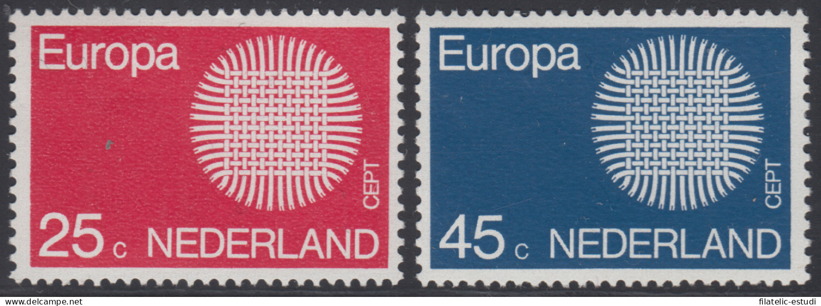 Holanda  Netherlands 914/15 1970 Europa MNH - Andere & Zonder Classificatie