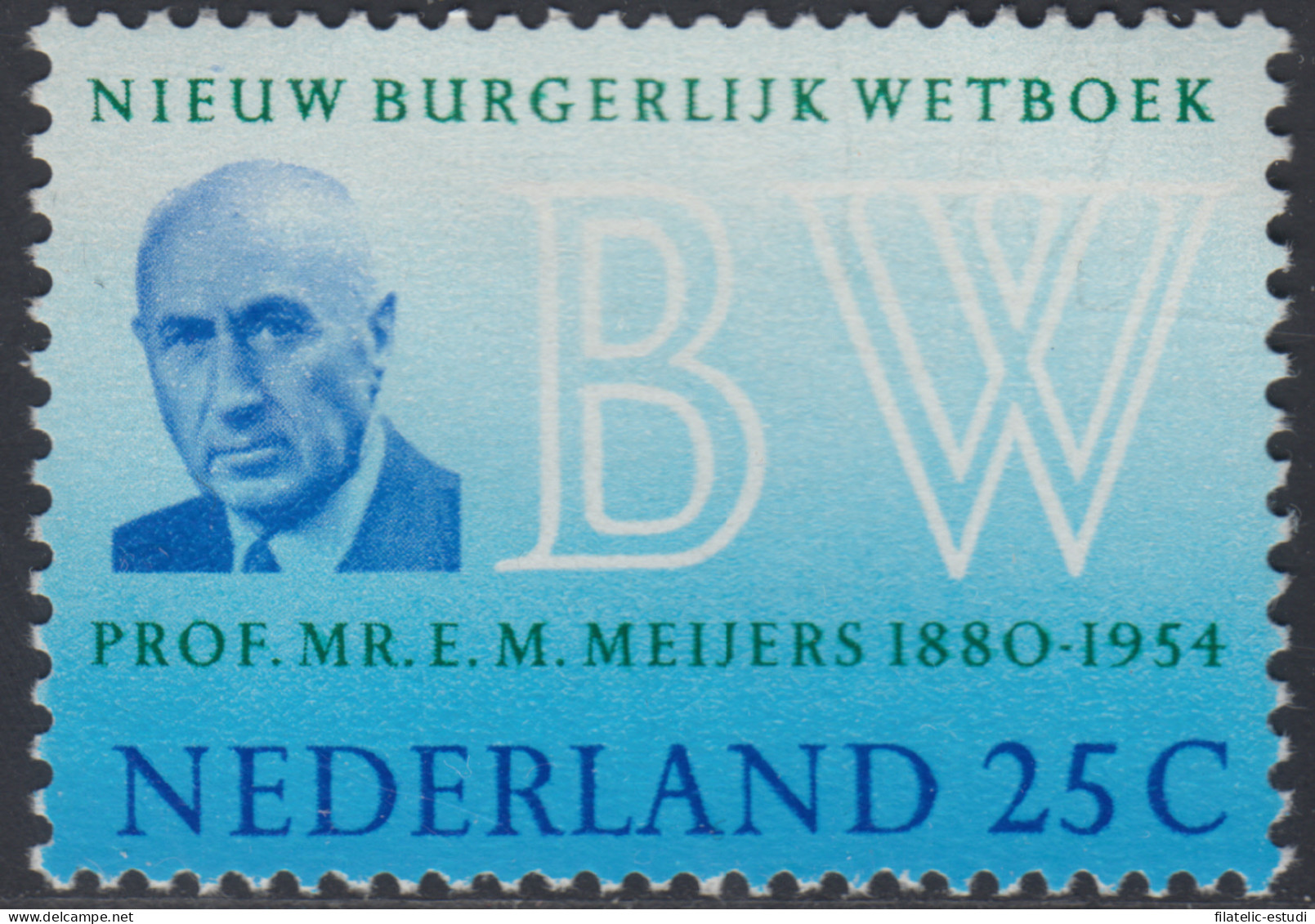 Holanda  Netherlands 906 1970 Nuevo Código Civil Prof. E. M. Meijers Lujo - Sonstige & Ohne Zuordnung