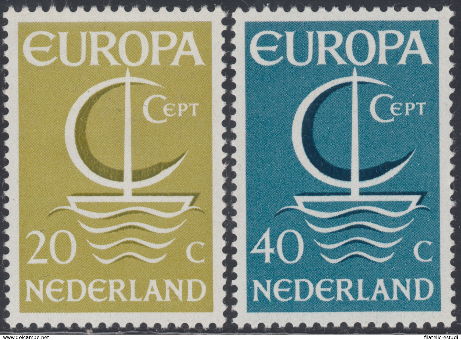 Holanda  Netherlands 837/38  1966 Europa Lujo - Other & Unclassified
