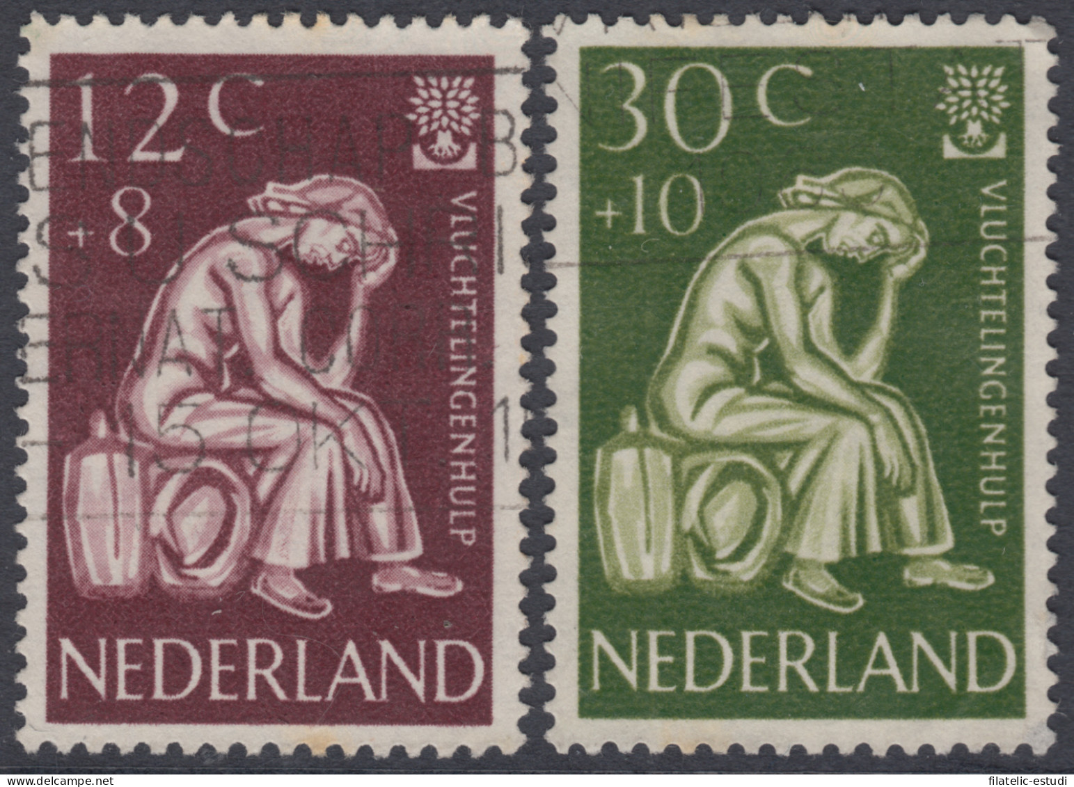 Holanda  Netherlands 717/18 1960 Año Mundial Del Refugiado Usados - Altri & Non Classificati