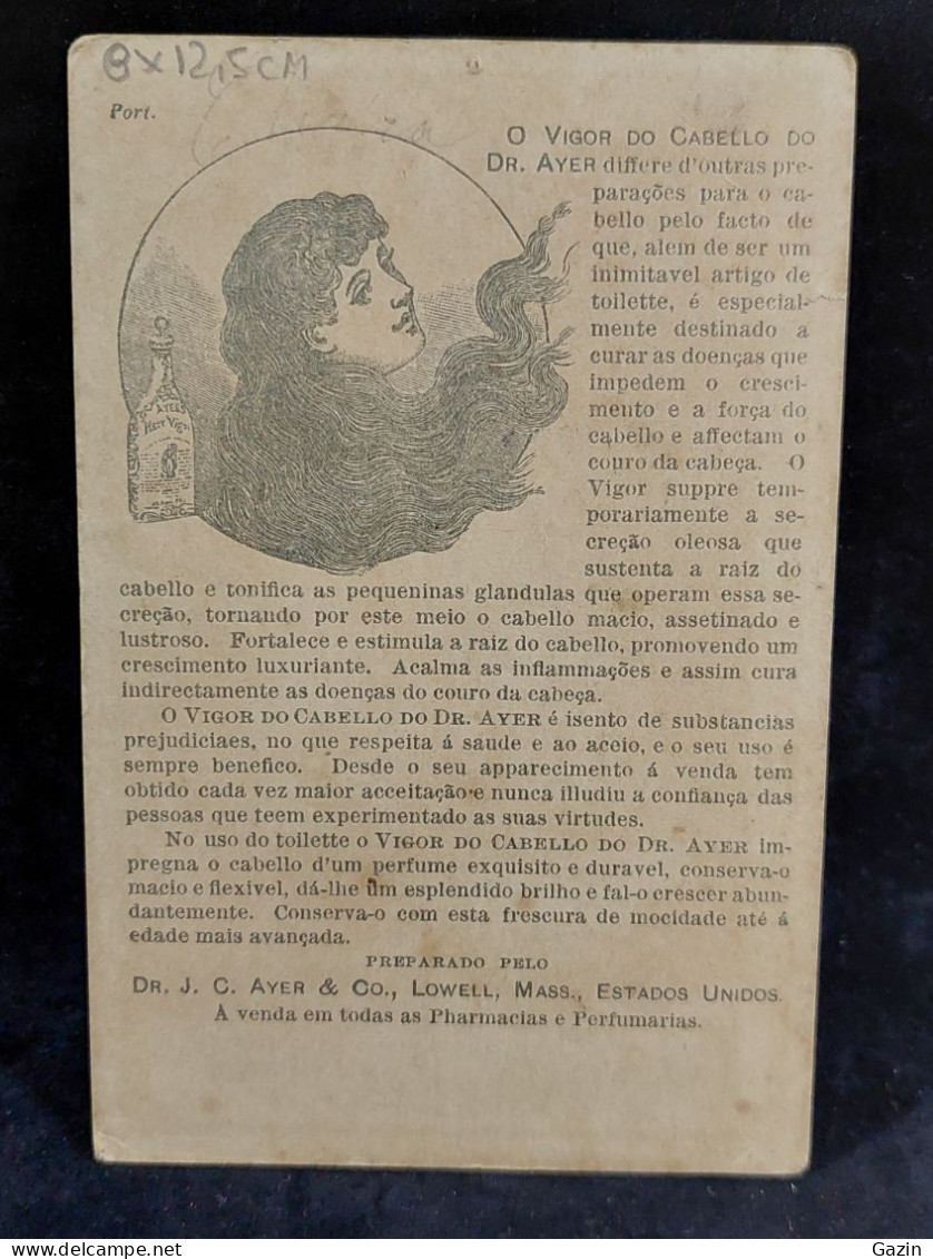 C6/11 - Pharmácias E Perfumarias * Vigor Do Cabello Dr. Ayer * Publicidade * Portugal - Portogallo