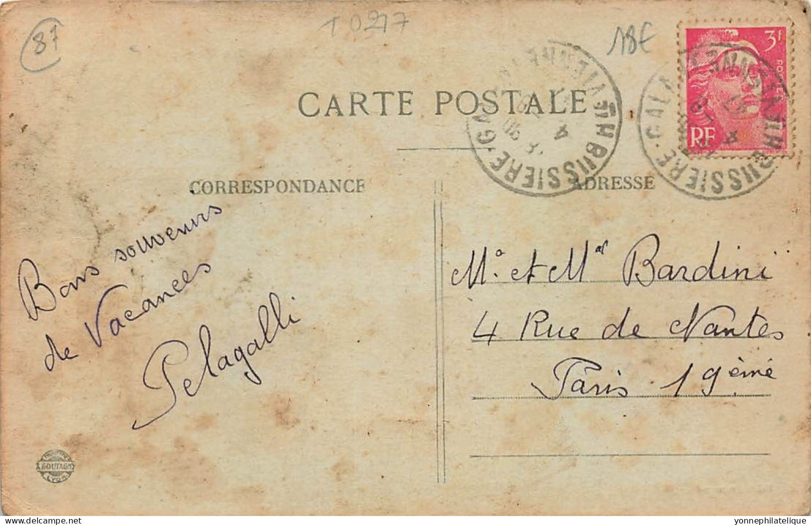 87 - HAUTE-VIENNE - BUSSIÈRE-GALAND - La Poste - 10217 - Bussiere Poitevine