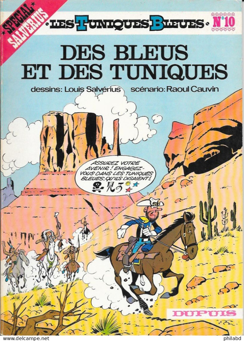 Les Tuniques Bleues N°10 - Des Bleus Et Des Tuniques - Salverius & Cauvin - DUPUIS 1977 TB - Tuniques Bleues, Les