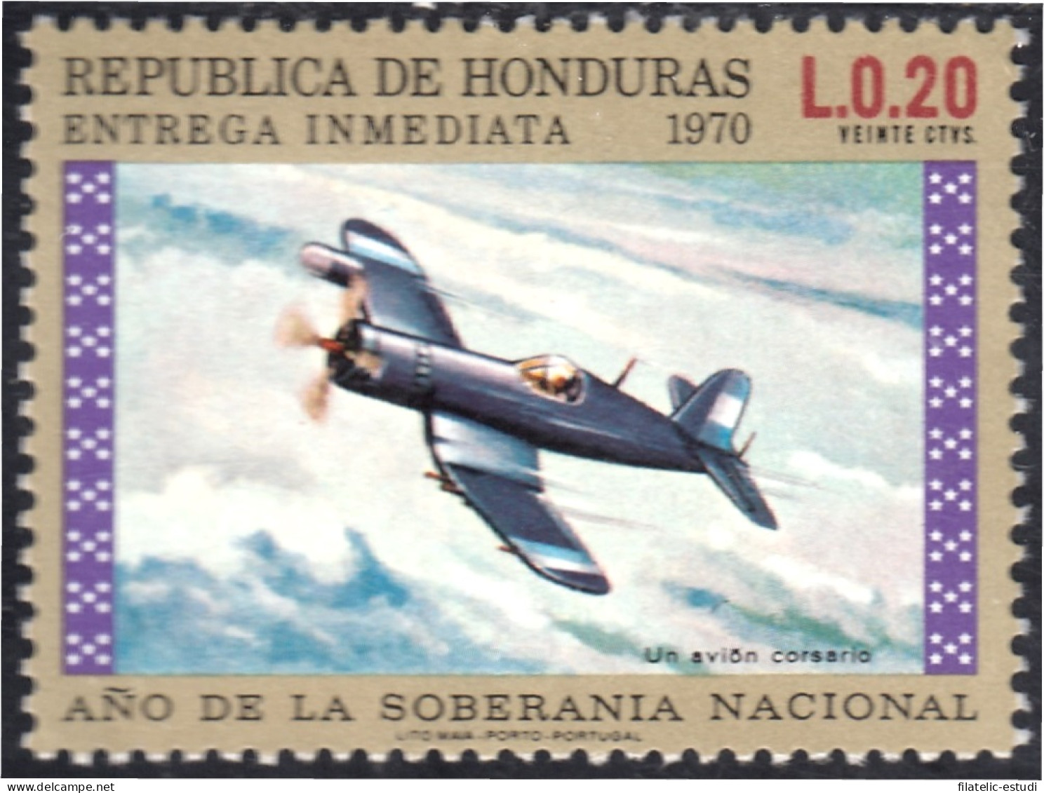 Honduras Express 1 1970 Año De La Soberanía Nacional Avión Plane MNH - Honduras