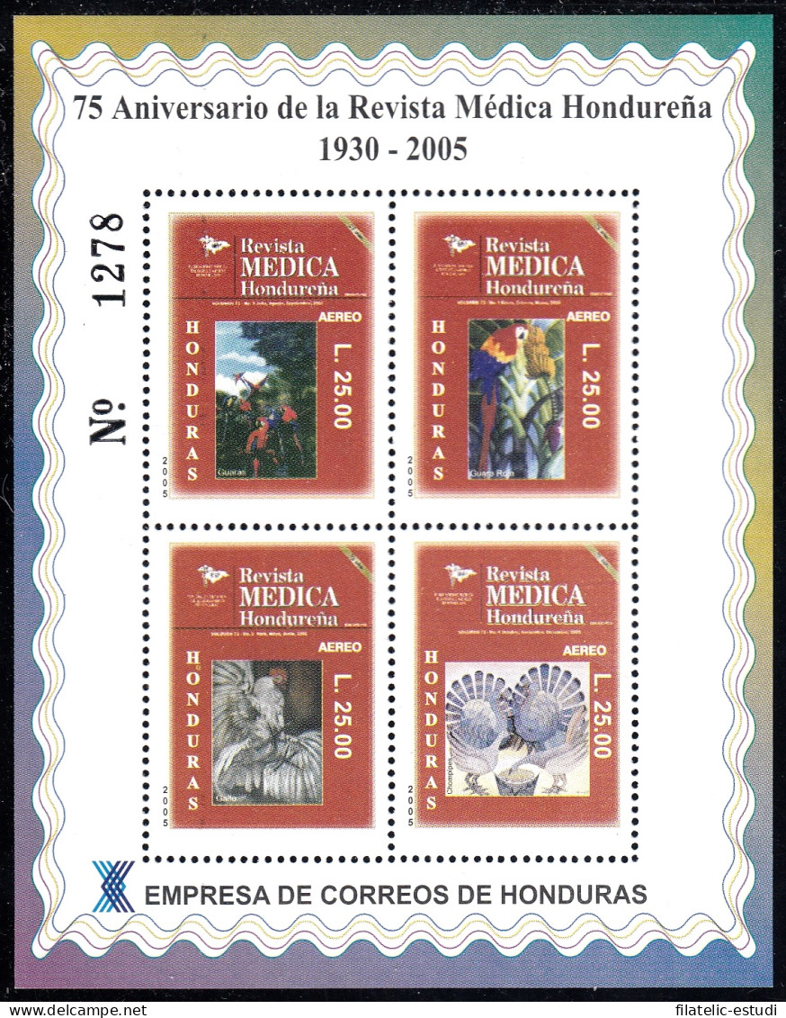 Honduras HB 79 2005 75 Aniversario De La Revista Médica Hondureña MNH - Honduras