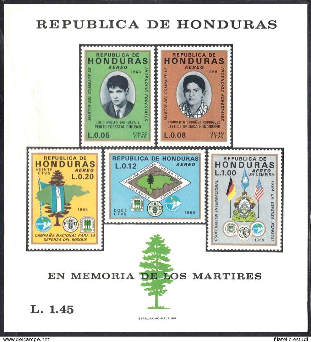 Honduras HB 17 1970 En Memoria De Los Mártires MNH - Honduras