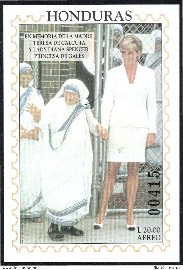 Honduras HB 53 1997 Madre Teresa De Calcuta Y Lady Diana Spencer MNH - Honduras