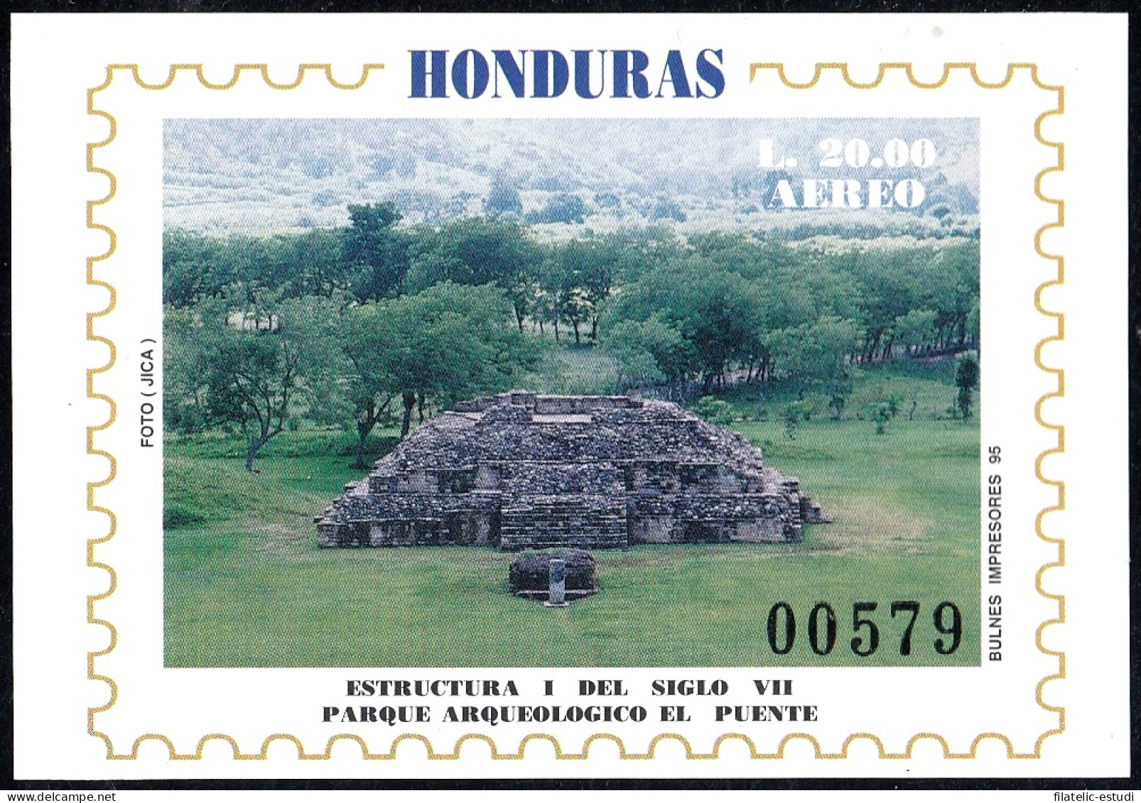 Honduras HB 50A 1995 Parque Arqueológico El Puente MNH - Honduras