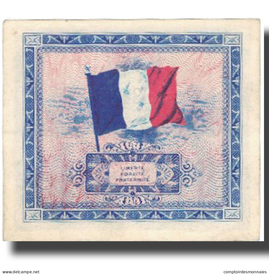 France, 2 Francs, Drapeau/France, 1944, 1944, TTB+, Fayette:VF16.1, KM:114a - 1944 Drapeau/Francia