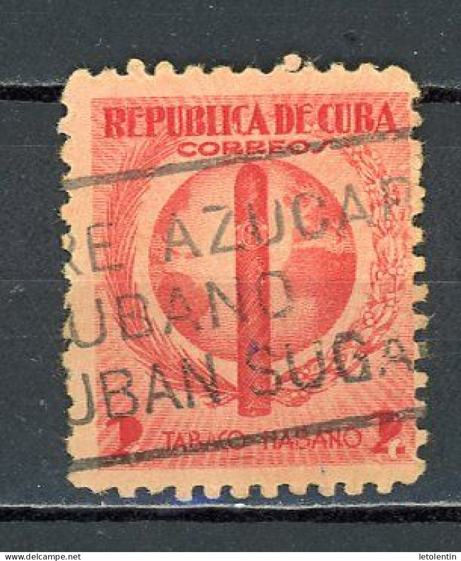 CUBA - LE TABAC - N° Yvert 258 Obl. - Oblitérés