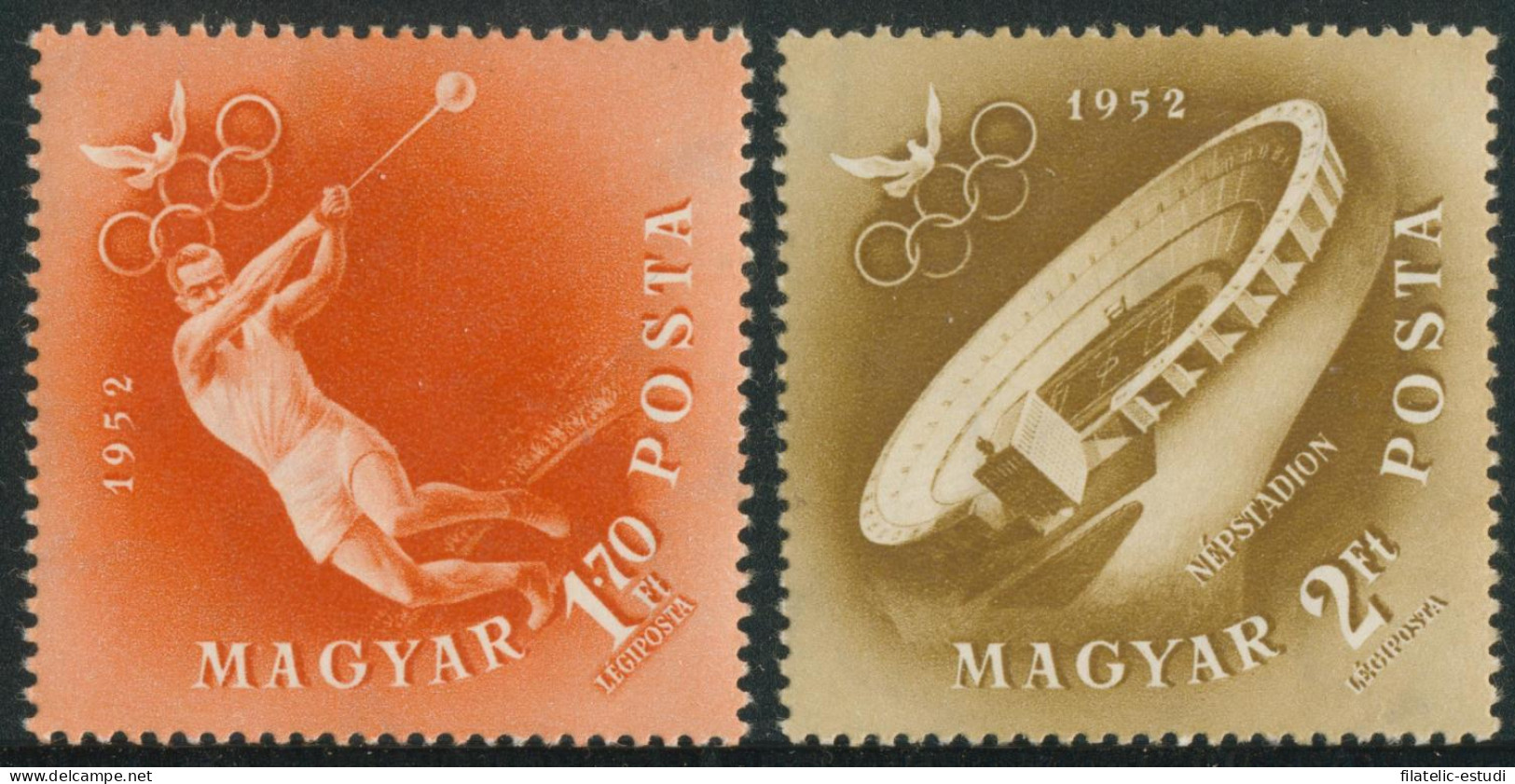 OLI1 Hungría Hungary  Nº A 130/31  1952   MH - Sonstige & Ohne Zuordnung