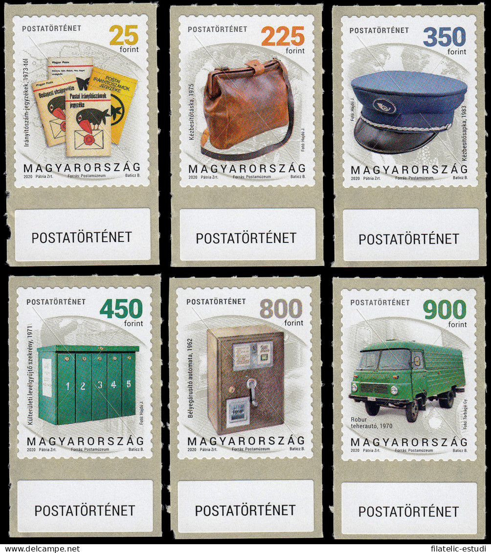 Hungría Hungary 6125/30 2020 Historia Postal Autoadhesivos - Autres & Non Classés