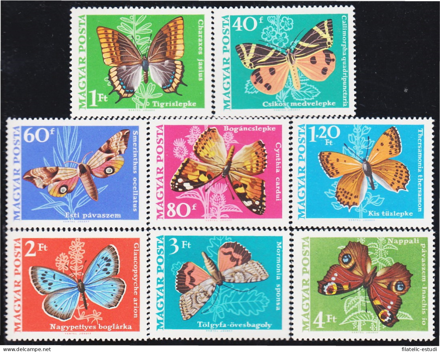 Hungría Hungary 2034/41 1969 Mariposas Butterflies MNH - Otros & Sin Clasificación