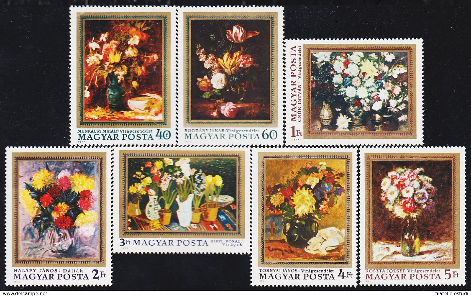 Hungría Hungary 2556/62 1977 Flores Flowers MNH - Autres & Non Classés