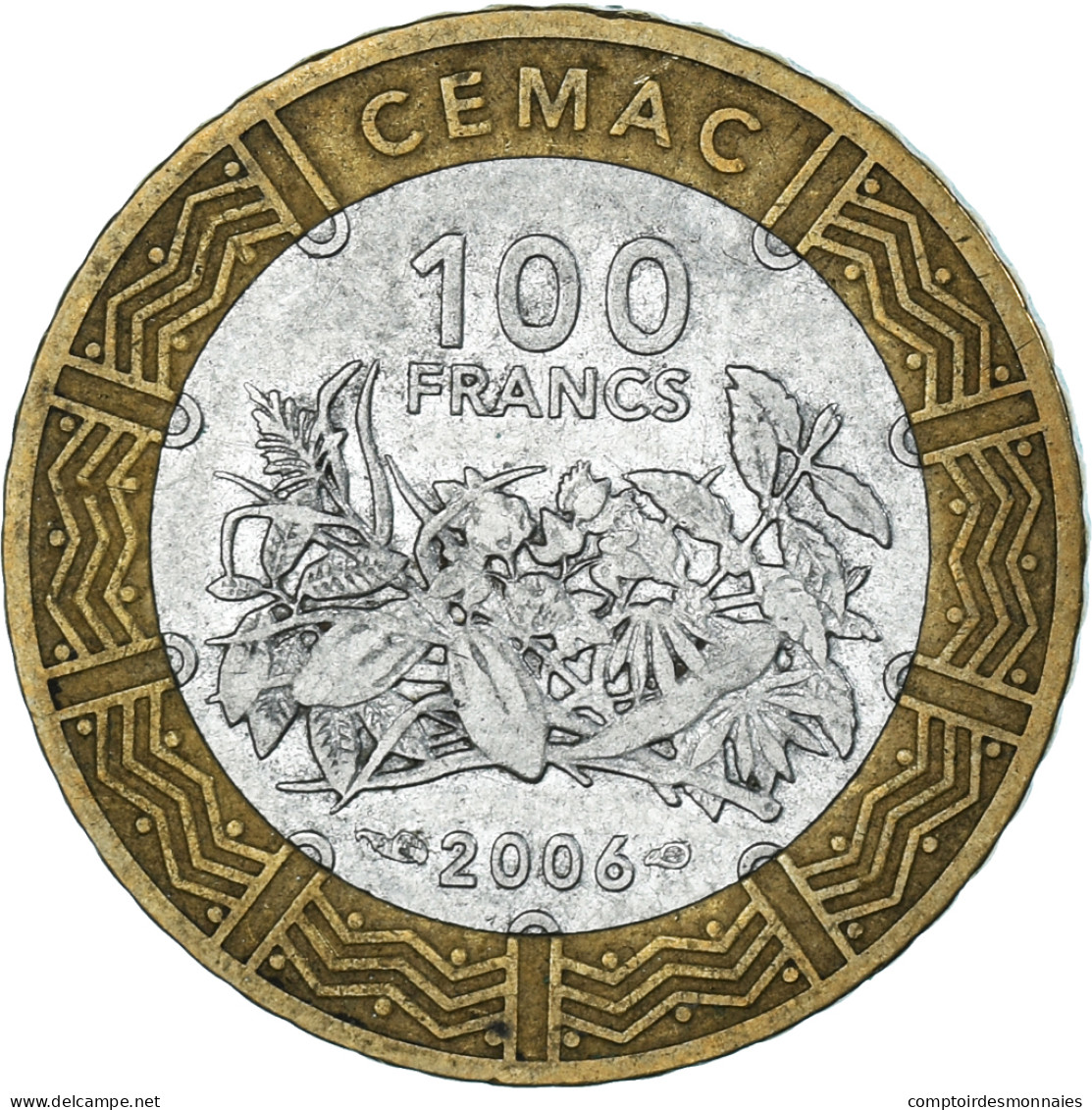 Monnaie, États De L'Afrique Centrale, 100 Francs, 2006 - Cameroon