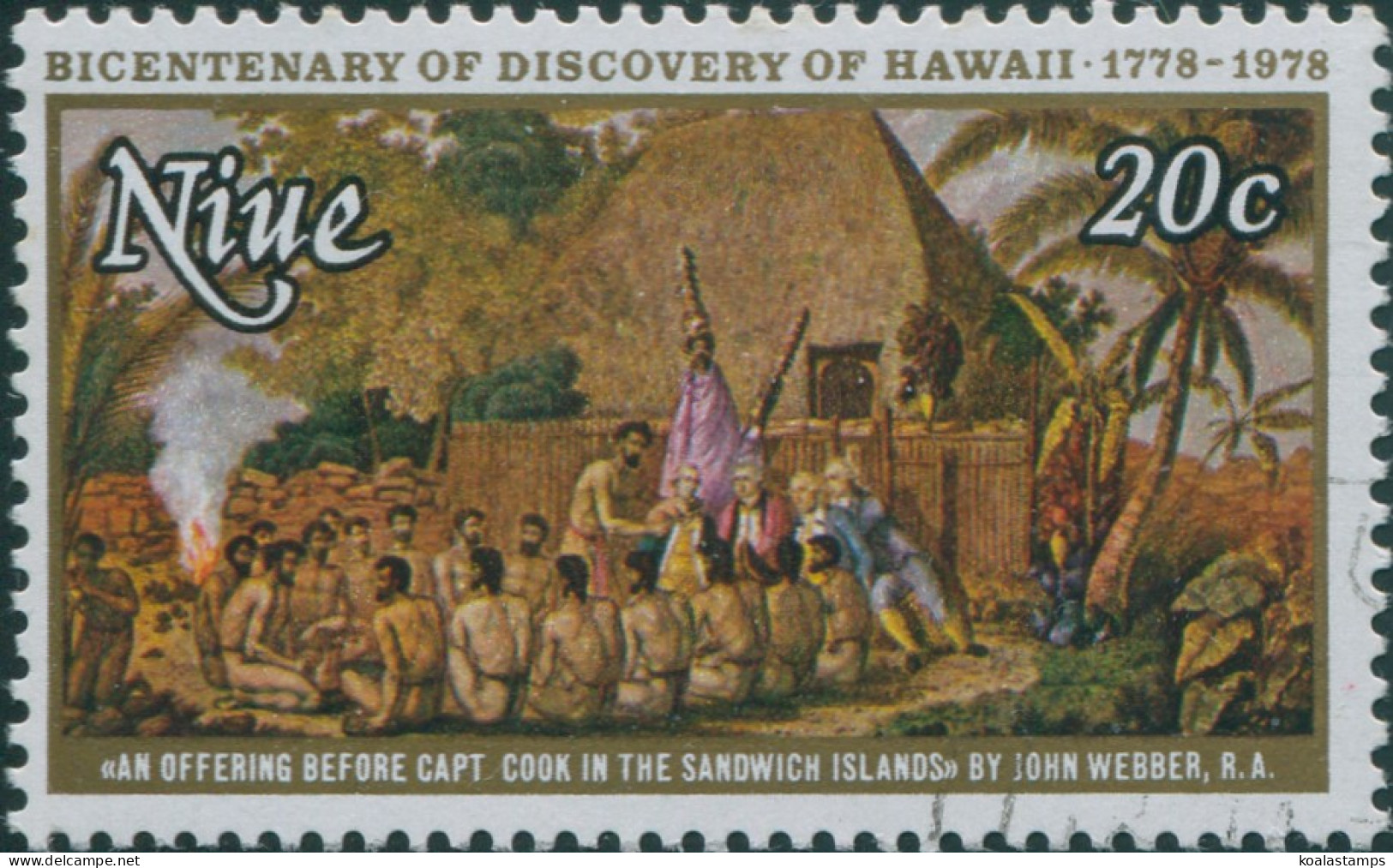 Niue 1978 SG237 20c Bicentenary Of Discovery FU - Niue