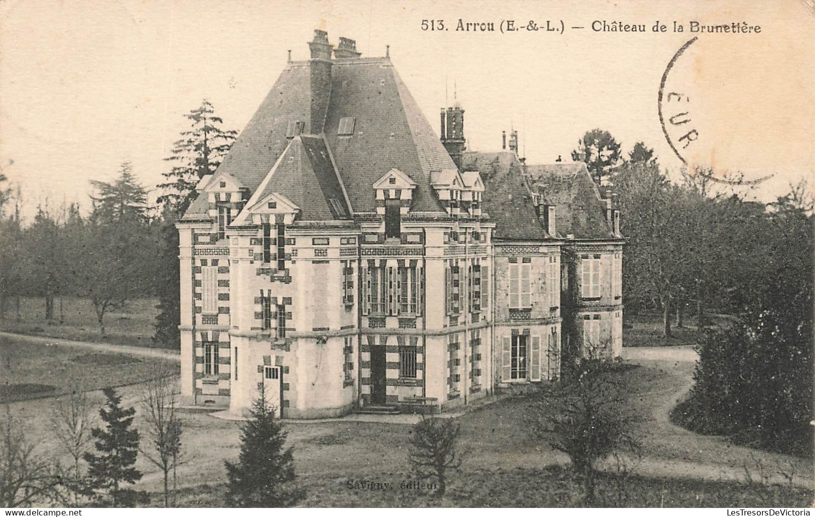 FRANCE - Arrou - Château De La Brunetière - Carte Postale Ancienne - Autres & Non Classés