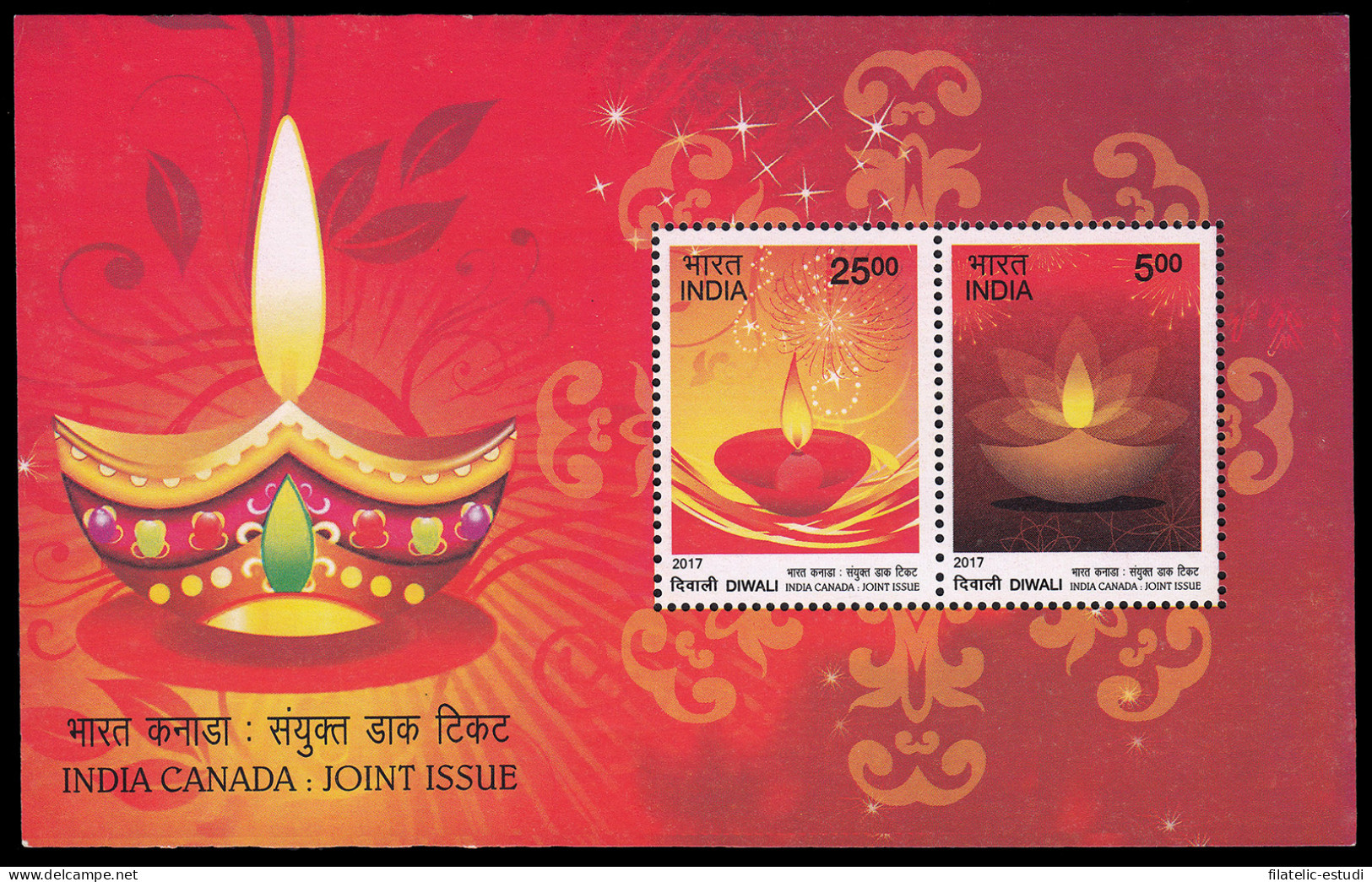 India HB 156 2017 India-Canadá Emisión Conjunta MNH - Sonstige & Ohne Zuordnung