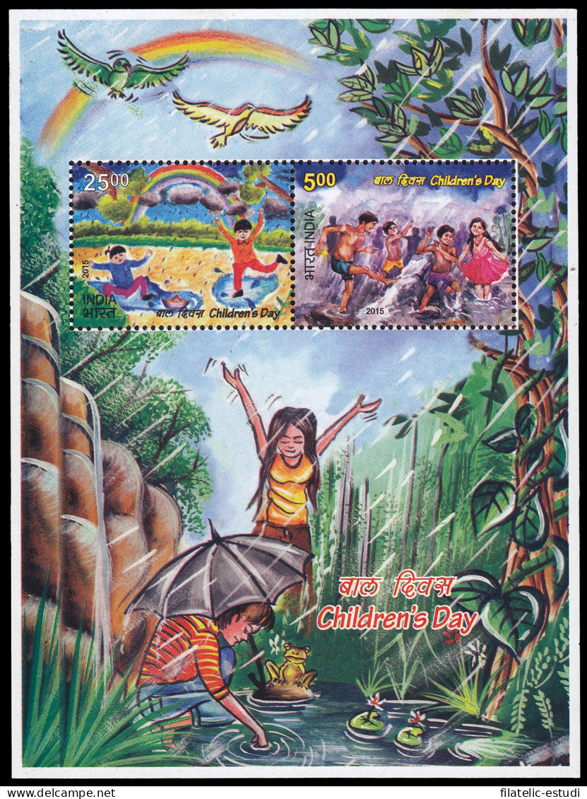 India HB 121 2015 Día De La Infancia MNH - Sonstige & Ohne Zuordnung