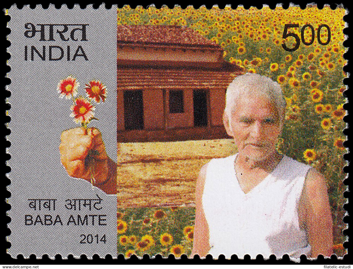 India 2601 2014 Personalidades Baba Amte MNH - Sonstige & Ohne Zuordnung