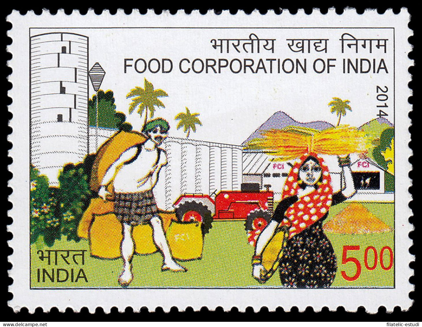 India 2566 2014 Cooperativa De Alimentos MNH - Otros & Sin Clasificación