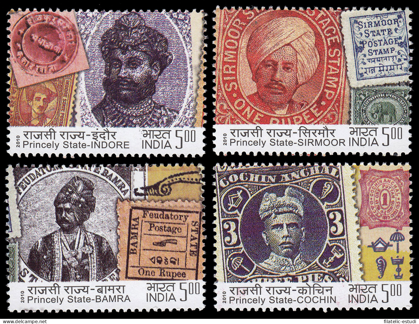 India 2276/79 2010 Estados Y Príncipes MNH - Other & Unclassified