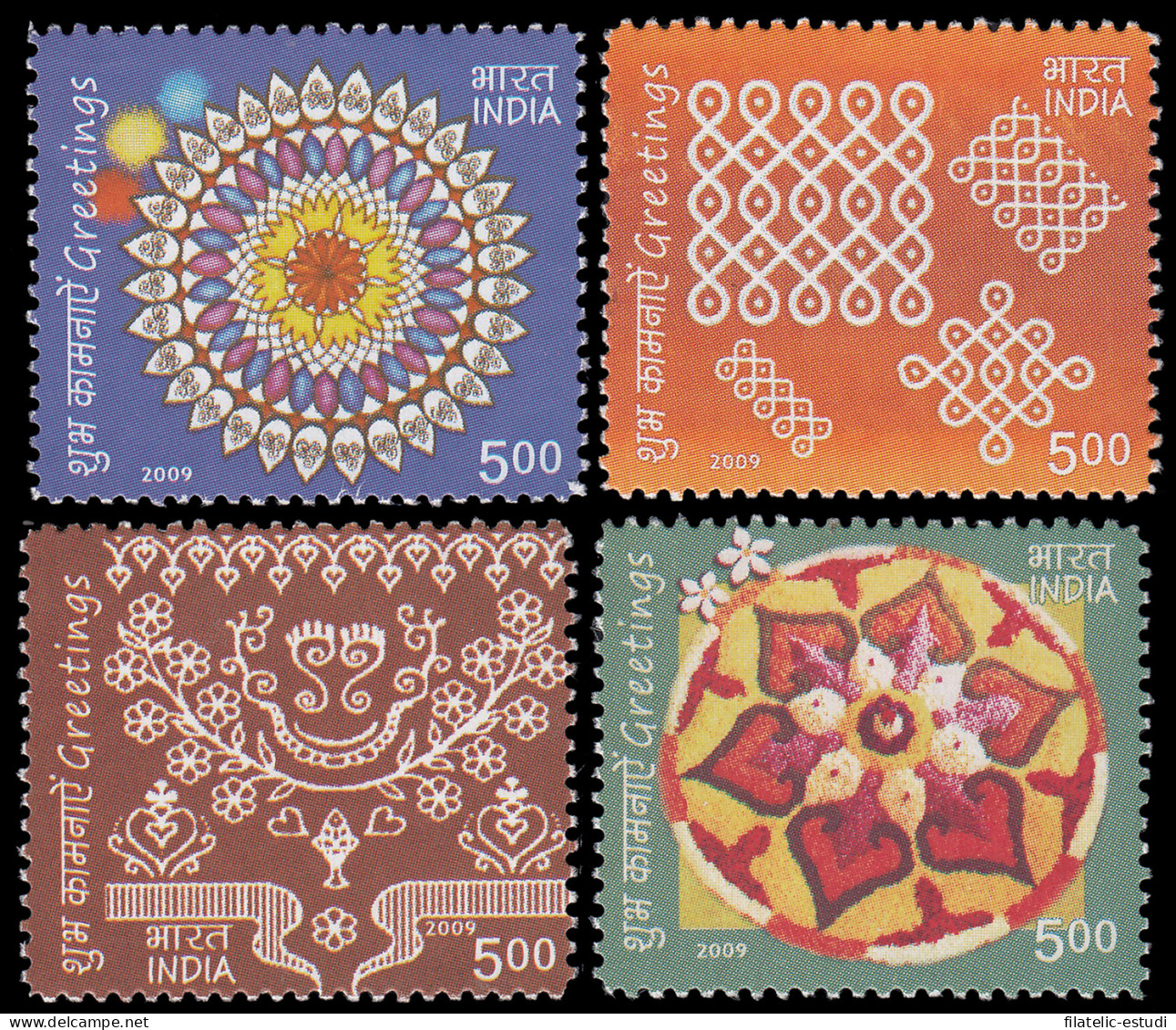 India 2202/5 2009 Vacaciones MNH - Andere & Zonder Classificatie