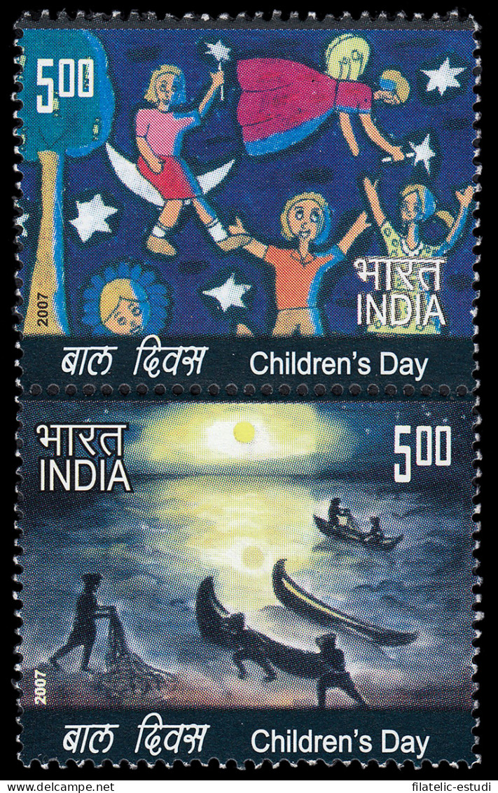 India 2003/04 2007 Día De La Infancia MNH - Sonstige & Ohne Zuordnung