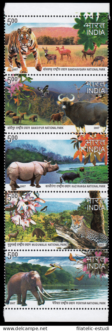 India 1974/78 2007 Parques Nacionales MNH - Andere & Zonder Classificatie