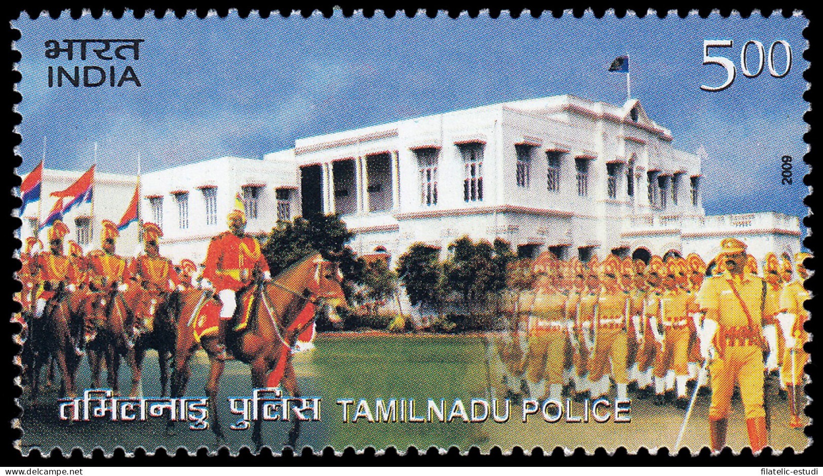 India 2201 2009 150 Años Policía De Tamil Nadu MNH - Otros & Sin Clasificación