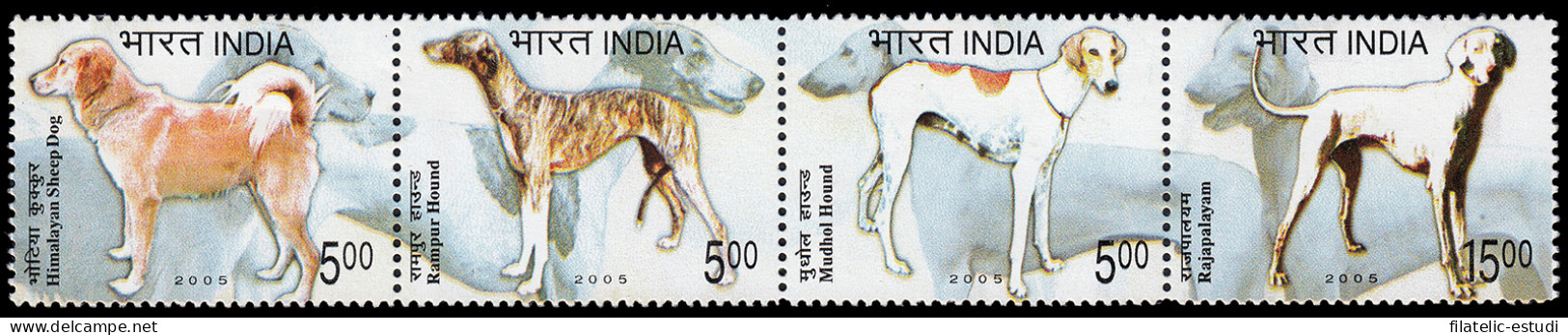 India 1835/38 2005 Fauna Perros MNH - Autres & Non Classés