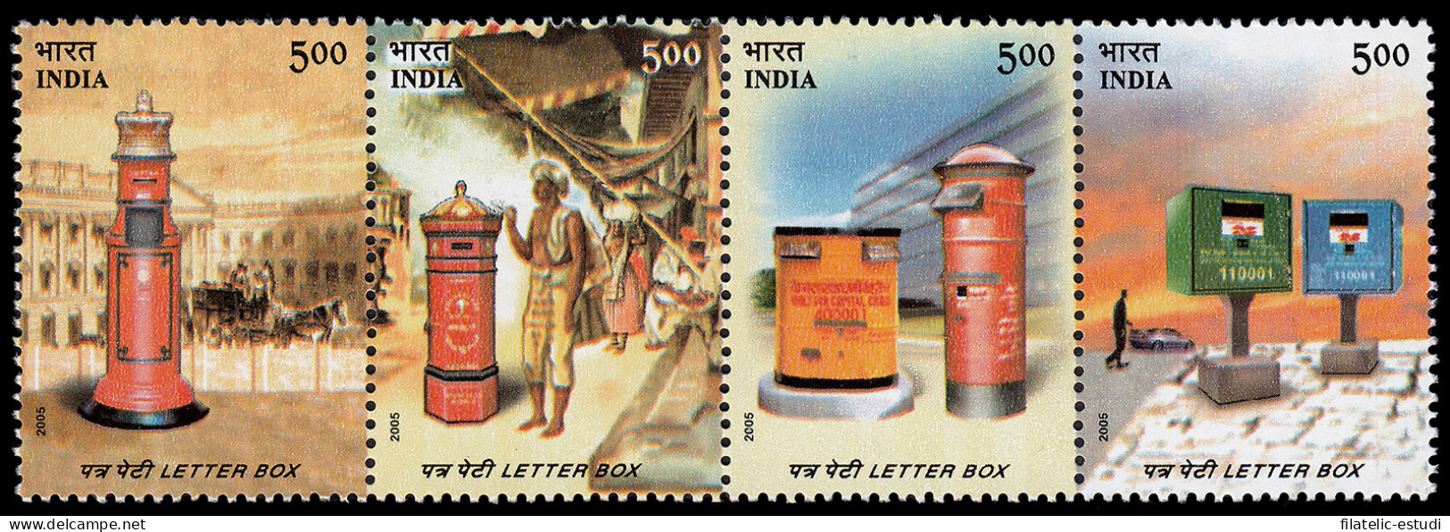 India 1871/74 2005 Buzones MNH - Andere & Zonder Classificatie